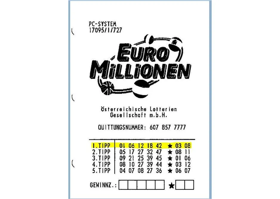 EuroMillions bilhete EuroMillions bilhete