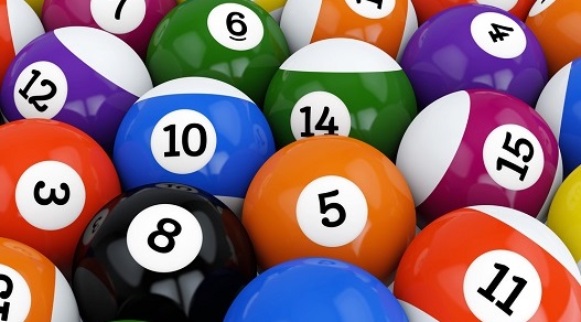 Lottery balls with numbers