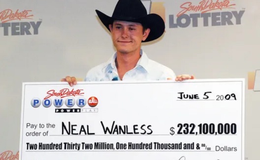 Neal Wanless jackpot Powerball